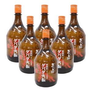 栗をたっぷり50％も使用　ダバダ火振　25度 900ml　栗焼酎　6本【送料無料(北海道・東北・沖縄以外)】｜nandemosaketen