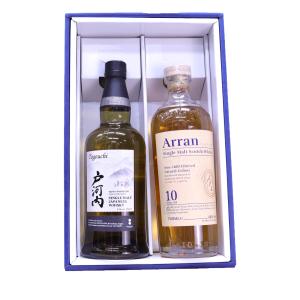 飲み比べウイスキー2本 アラン10年 46度700ml、グレンフィディック12年