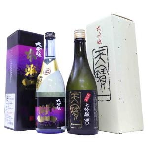 (ワイングラス1脚付き)大吟醸2種720ml　天宝一中汲み大吟醸40山田錦100%、本州一大吟醸八反錦100%　乾杯