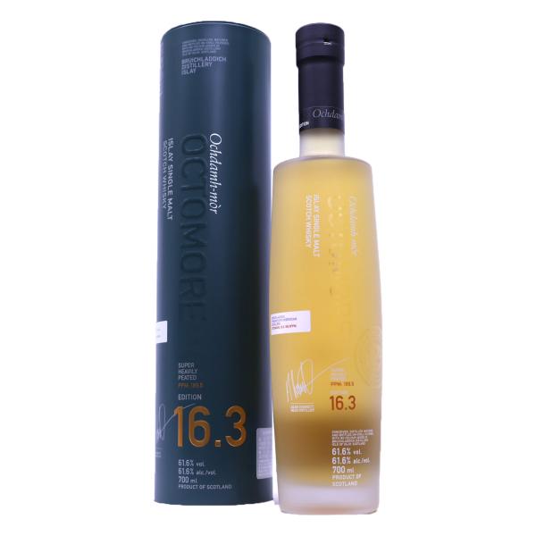 世界で最もヘビリーピーテッドな　オクトモア16.3 アイラバーレイ 61.6度 700ml　