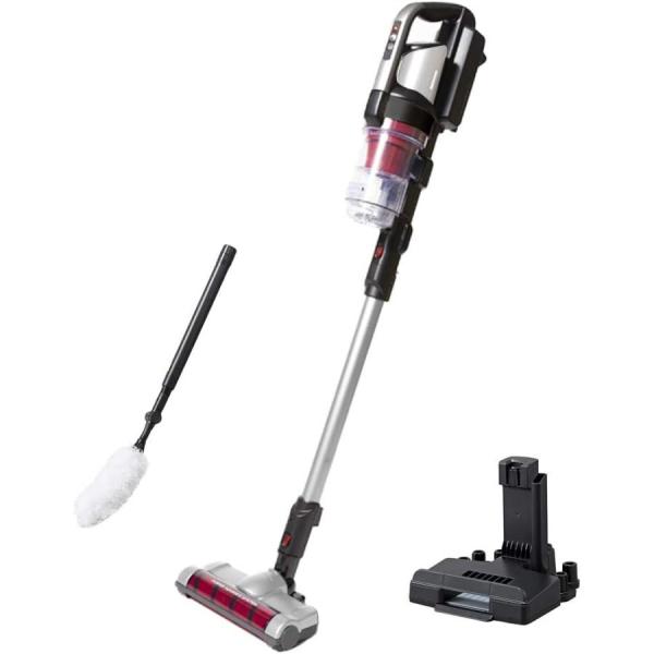 アイリスオーヤマ 掃除機 コードレス ハンディ サイクロン スティッククリーナー 軽量 自走式パワー...