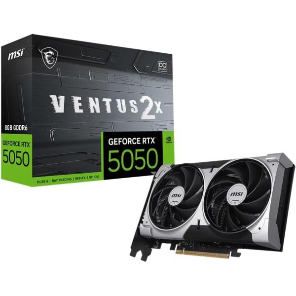 MSI GeForce RTX 5050 8G VENTUS 2X OC グラフィックスボード VD...