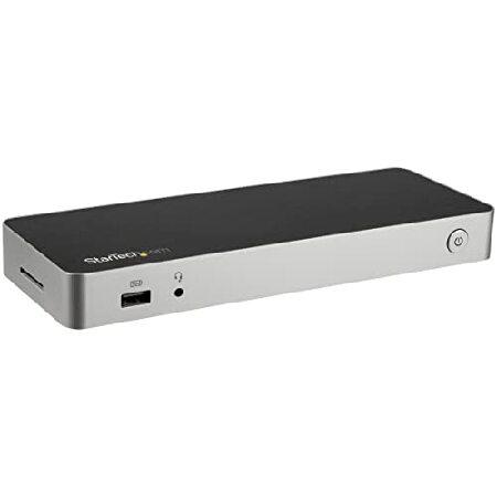 StarTech.com USB-C接続ドック DisplayPort/HDMI 4Kモニタ対応 W...