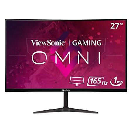 ViewSonic VX2718-2KPC-MHD 27-inch 2K QHD Curved Mo...