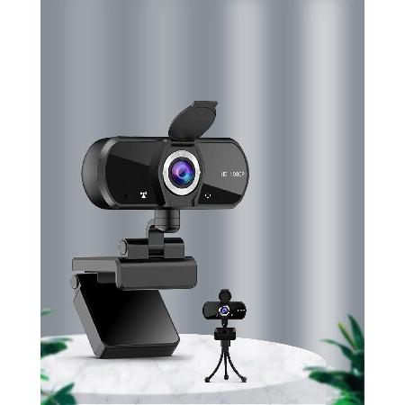 Uflatek 1080P HD Webcam with Microphone and Privac...