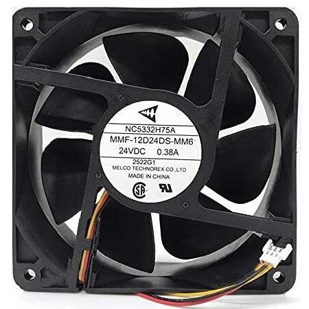 for MMF-12D24DS-MM6 Fan 24V 0.38A 12CM 3-Wire Inve...