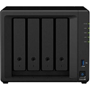 Synology DiskStation DS920+ NAS Server with Celeron 2.0GHz CPU, 8GB Memory, 16TB SSD Storage, 1TB M.2 NVMe SSD, 2 x 1GbE LAN Ports, DSM Operating Syst