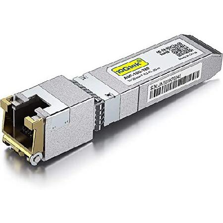 80メートル 10GBase-T SFP+ トランシーバー RJ-45 - SFP+ CAT.6a ...