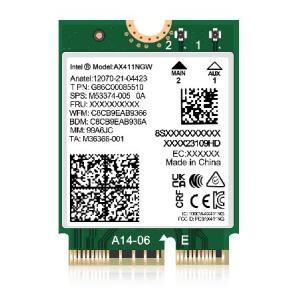 WiFi 6E Wireless Card Intel AX411 NGW M.2: CNVio2, Bluetooth 5.3, Tri-Band 5400Mbps, Network Adapter for Laptop Support Windows 10/11 (64bi_並行輸入品｜nandy