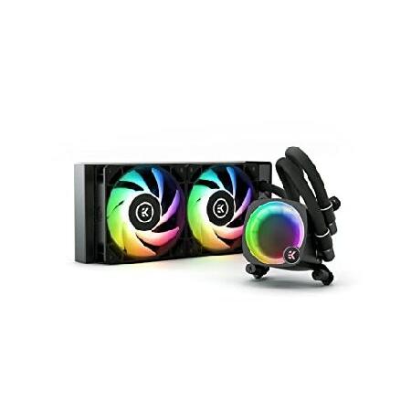 EK Nucleus AIO CR240 Lux D-RGB オールインワン 液体CPUクーラー E...