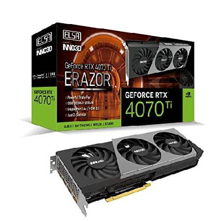 エルザ ELSA グラフィックスボード GeForce RTX 4070 Ti ERAZOR GD4...