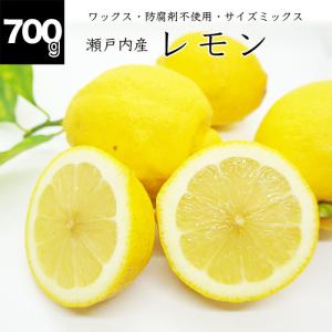 健ちゃんファームの瀬戸内産レモン 広島県産 700g 4〜7個前後 国産レモン 防腐剤不使用 ノーワックス 少量パック