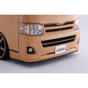 T-STYLE ハイエース 3型4型エアロ ワイドルックフロントバンパー(3型