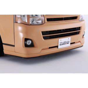 T-STYLEワイドルックバンパー200ハイエースフリッパー付き！ T-STYLE ハイエース 3型4型エアロ ワイドルックバンパーTYPE-1(4型