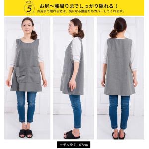 大きめサイズ入荷 エプロン ベスト型 撥水加工...の詳細画像3