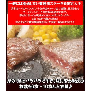 訳あり サーロインステーキ 1kg 約6〜10...の詳細画像3