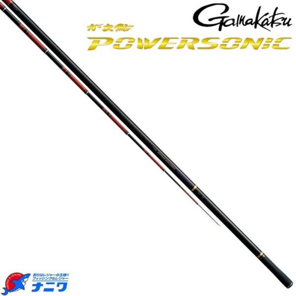 がまかつ がま鮎 パワーソニック 振抜急瀬 9.0m