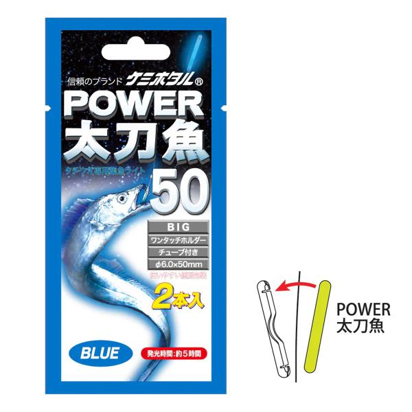 ルミカ パワー太刀魚 50 ブルー 2本入