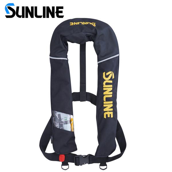 サンライン オートインフレータブルベスト SUL-2521 ブラック フリー(予約注文)