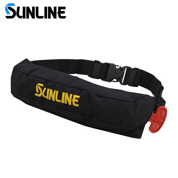 サンライン オートインフレータブルウエストベスト SUL-5521 ブラック フリー(予約注文)