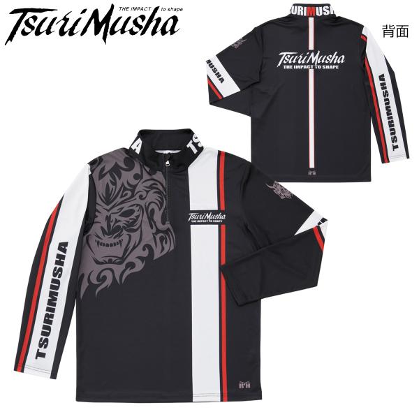 釣武者 Musha ラインジップシャツ