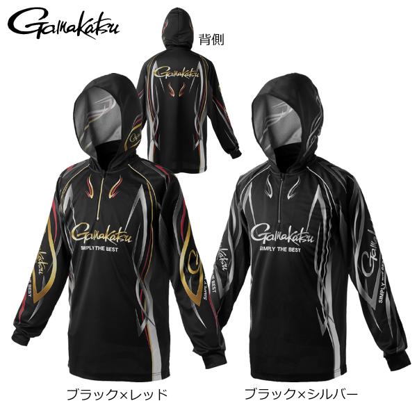 がまかつ 2WAY プリントジップシャツフーディ GM3736（お取り寄せ対応）