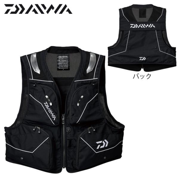 ダイワ バリアテックショートベスト DV-3021 ブラック