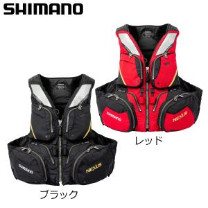 NEXUS シマノ VF-142Q ネクサス フローティングベスト レッド L ライフ
