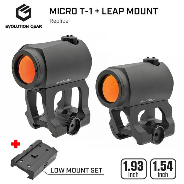 Evolution Gear 製  Micro T-1 ドットサイト本体 ＆ SCALAR LEAP...