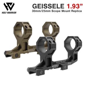 【 Holy Warrior 製 】GEISSELE タイプ Super Precision 1.93" スコープマウント ハイマウント レプリカ 30mm / 25.4mm 径 スコープ 対応 アルミ合金製｜naniwabase