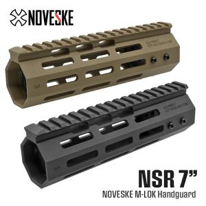 【 NOVESKE 正式ライセンス】実物ピッチ 対応 NOVESKE NSR GEN4  /   7インチ M-LOK ハンドガード  6061 T6 アルミ CNC削り出し