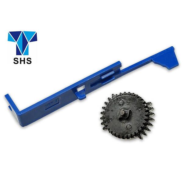 SHS 製 電動ガン メカボックス Ver2用 ダブルセクターギア ＆ タペットプレート 18:1 ...