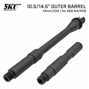 5KU 製 MWS M4 メタル アウターバレル 18インチ アルミ 東京マルイ GBB
