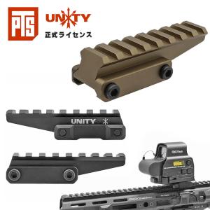 かさ上げ 【 UNITY TACTICAL 正式ライセンス 】 PTS Unity Tactical FAST Micro Riser ライザーマウント 20mm レイル 対応｜naniwabase