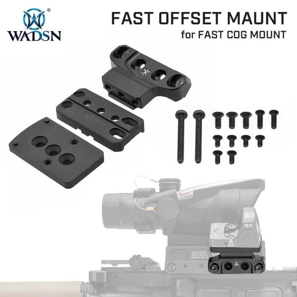 WADSN 製  UNITY FAST COG マウント 専用 オフセット ドットサイトマウント 2...