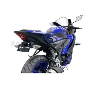 アクティブ YZF-R125/R15(&apos;23) LEDナンバー灯付 フェンダーレスキット ブラック ...