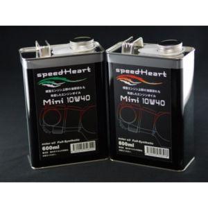 スピードハート 10Ｗ-40 4miniバイク専用 エンジンオイル 600ml モンキー・ダックス・シャリー・カブ Speed Heart｜nankai-hiratsuka