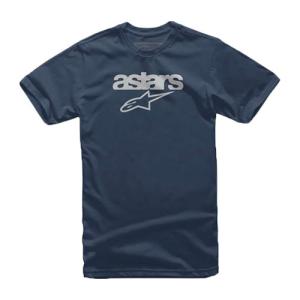 アルパインスターズ Tシャツ(1038-72002) ALPINESTARS HERITAGE BLAZE TEE ネイビー（70）｜nankai-kyoto