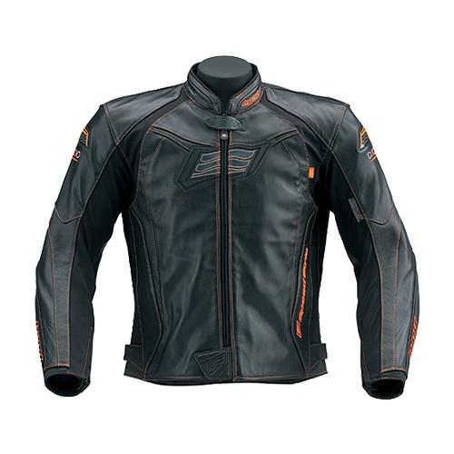 ヒョウドウ HSL516D LEATHER [MINERVA D3O] BLACK/ORANGE S...