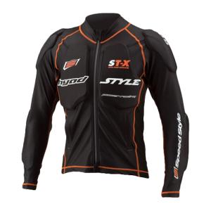 ヒョウドウ STU107D HYOD D3O iD PROTECT RASH GUARD/BLACK ORANGE STITCH｜nankai-kyoto