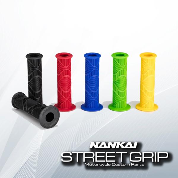 グリップ NANKAI ストリートグリップ 118mm(ミニバイク） 貫通タイプ 3341-ST-0...