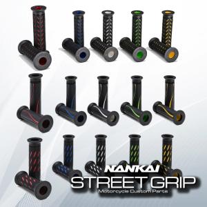 グリップ NANKAI ストリートグリップ 115mm(ミニバイク） 貫通タイプ 3341-ST-0021A｜nankaibuhin-store