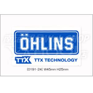 ステッカー OHLINS(オーリンズ) TTXクリアステッカー 1枚 W45mm*H25mm｜nankaibuhin-store