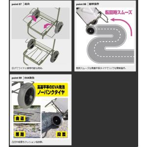 PROX キャリーカート 大車輪肉厚クッション...の詳細画像3
