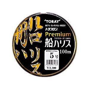 半額商品 TORAY トヨフロン Ｐuremium 船ハリス １００ｍ ６号｜nankiya