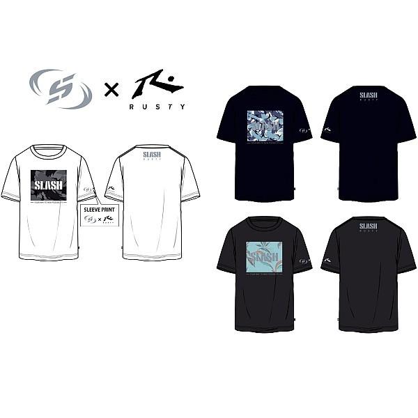 SLASH (スラッシュ) RUSTYコラボTシャツ タイプA SL-267 (爆買)