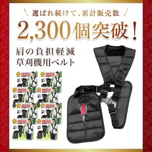 草刈機 ベルト 両肩掛け 背負 刈払機 ダブル...の詳細画像1