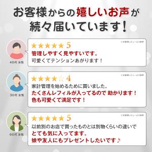 家計管理ポーチ 家計簿 家計管理ケース リフィ...の詳細画像2
