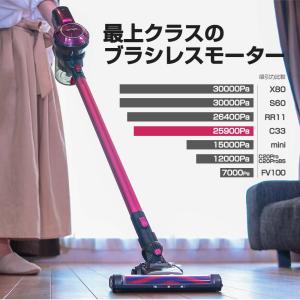 掃除機 コードレス スティック サイクロン ク...の詳細画像2