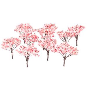 20個入り 桜 樹木 ジオラマ 桜の木 鉄道模型 ピンクの花 木 模型 モデルツリー 鉢植え用 風景 鉄線 建築模型 情景コレクション OO HOスケ｜nanohanaclub